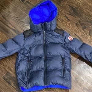 COLMAR kids blue winter puffer coat